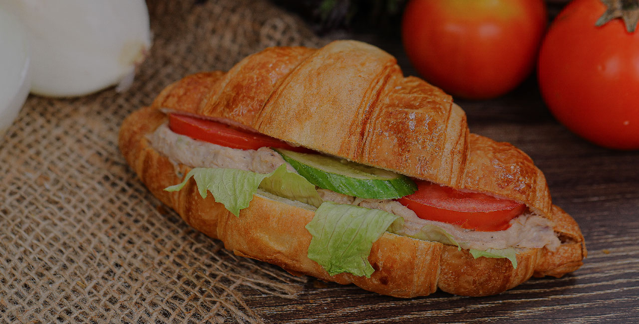 Tuna in Croissant Sandwich
